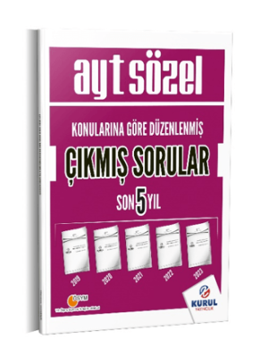 Kurul Yayıncılık AYT Eşit Ağırlık Konularına Göre Düzenlenmiş Son 5 Yıl çıkmış Sorular - 1