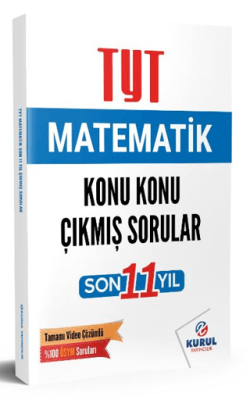 Kurul Yayıncılık TYT Matematik Son 11 Yıl Konu Konu Çıkmış Sorular ve Video Çözümleri - 1