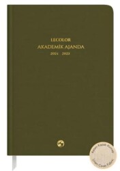 Le Color Keten Akademik Ajanda Limited Edition Ciltli Haki - 1