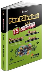 Aydın Yayınları LGS 8. Sınıf Fen Bilimleri 15 Deneme - 1