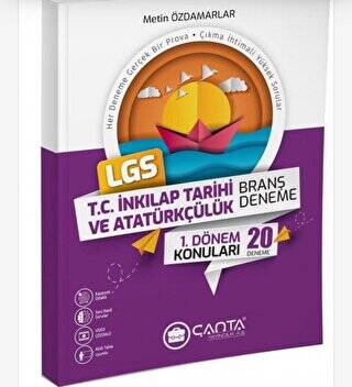 Çanta Yayınları LGS T.C. İnkılap Tarihi ve Atatürkçülük Branş Deneme - 1