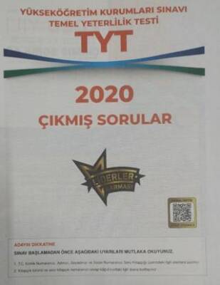 Liderler Karması Yayınları Liderler Karması TYT Çıkmış Sorular 2020 - 1