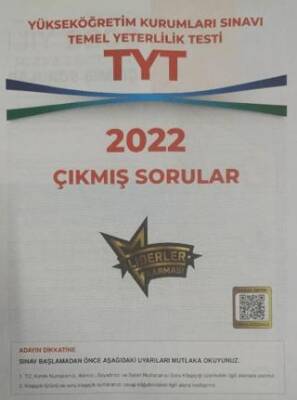 Liderler Karması Yayınları Liderler Karması TYT Çıkmış Sorular 2022 - 1