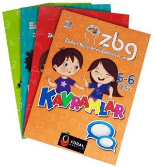 Limon Kids ZBG - Zihinsel Becerilerimi Geliştiriyorum Seti 5-6 Yaş 4 Kitap - 1