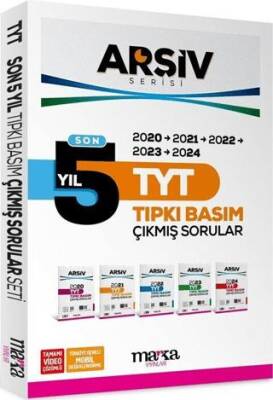 Marka Yayınları TYT Son 5 Yıl Arşiv Serisi Tıpkı Basım Fasikül Fasikül Çıkmış Sorular - 1