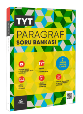 Marsis Yayınları TYT Paragraf Soru Bankası 7 Branş Deneme İlaveli - 1