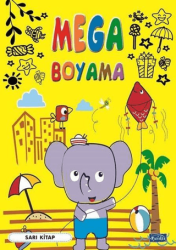 Mega Boyama-Sarı Kitap - 1