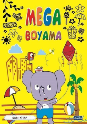 Mega Boyama-Sarı Kitap - 1