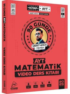 Mert Hoca Yayınları 2025 90 Günde AYT Matematik Kampı Video Ders Kitabı - 1