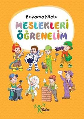 Meslekleri Öğrenelim - Boyama Kitabı - 1