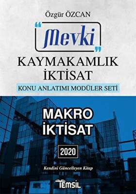 Temsil Kitap Mevki Makro İktisat Kaymakamlık İktisat 2020 - 1