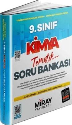 Miray Yayınları 9. Sınıf Kimya Tematik Konu Özetli Soru Bankası - 1