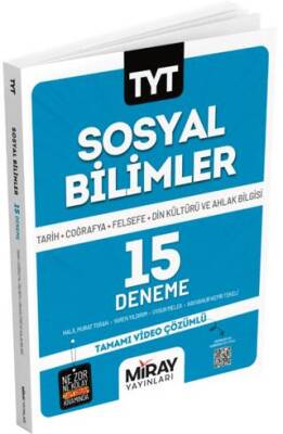 Miray Yayınları TYT Sosyal Bilimler 15 Deneme - 1