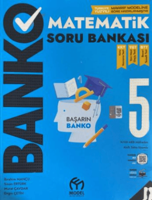 Model Eğitim Yayıncılık 5. Sınıf Banko Matematik Soru Bankası - 1