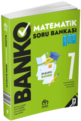 Model Eğitim Yayıncılık 7. Sınıf Banko Matematik Soru Bankası - 1