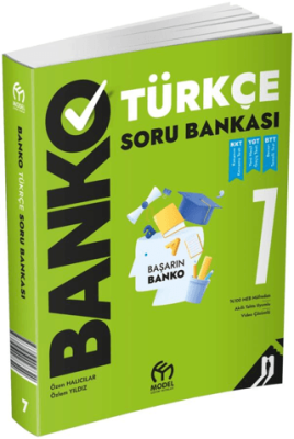 Model Eğitim Yayıncılık 7. Sınıf Banko Türkçe Soru Bankası - 1