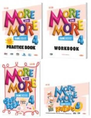 Kurmay Yayınları More and More English 4 Practice Book - Workbook + Craft Book - 1