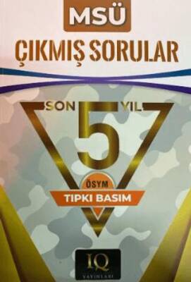 MSÜ Son 5 Yıl Çıkmış Sorular - 1