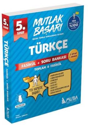 Muba Yayınları 2042 MB 5. Sınıf Türkçe Fasiküller+Soru Bankası - 1