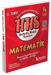 Muba Yayınları 6. Sınıf Matematik Haftalık Hasat Soruları HHS - 1