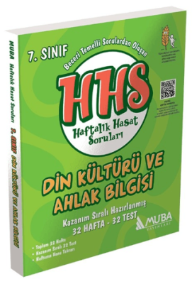 Muba Yayınları 7. Sınıf Din Kültürü Haftalık Hasat Soruları HHS - 1