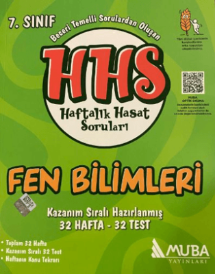 Muba Yayınları 7. Sınıf Fen Bilimleri Haftalık Hasat Soruları - 1