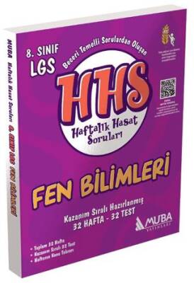 Muba Yayınları 8. Sınıf Fen Bilimleri Haftalık Hasat Soruları HHS - 1