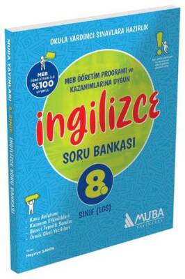 Muba Yayınları 8. Sınıf İngilizce Soru Bankası - 1