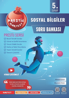 Nartest Yayınevi 5. Sınıf Prestij Sosyal Bilgiler Soru Bankası - 1