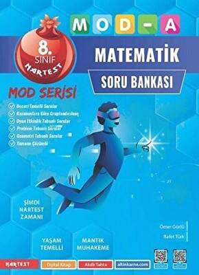 Nartest Yayınevi 8. Sınıf Matematik Mod-A Serisi Soru Bankası - 1