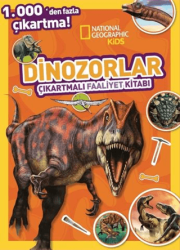 National Geographic Kids Dinozorlar Çıkartmalı Faaliyet Kitabı - 1