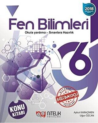 Nitelik Yayınları - Bayilik Nitelik 6. Sınıf Fen Bilimleri Konu Kitabı - 1