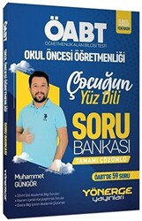 Yönerge Yayınları ÖABT Okul Öncesi Öğretmenliği Çocuğun Yüz Dili Soru Bankası Çözümlü - 1