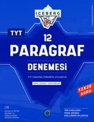 Okyanus Yayınları TYT Paragraf Iceberg 12 Deneme - 1