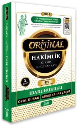 Orijinal İdare Hukuku Hakimlik Çıkmış Soru Bankası - 1