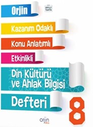 Kurmay Yayınları Orjin 8. Sınıf Din Kültürü ve Ahlak Bilgisi Defteri - 1