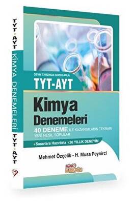 Mana Kitap ÖSYM Tarzı Sorularla TYT- AYT Kimya Denemeleri - 1