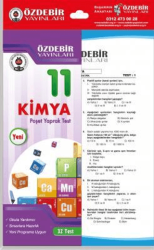 Özdebir Yayınları 11. Sınıf Kimya Yaprak Test - 1