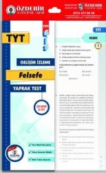 Özdebir Yayınları YKS TYT Felsefe Yaprak Test - 1