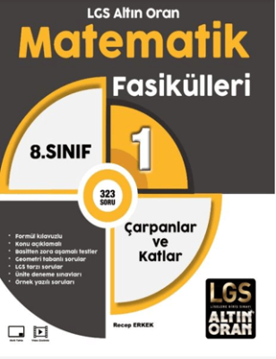 Palme Yayıncılık LGS Altın Oran Matematik Fasikülleri 1 Çarpanlar ve Katlar - 1