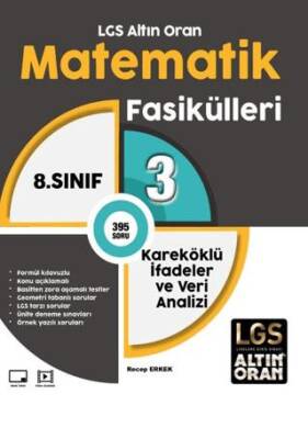 Palme Yayıncılık LGS Altın Oran Matematik Fasikülleri 3 Kareköklü İfadeler ve Veri Analizi - 1