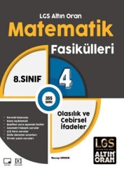 Palme Yayıncılık LGS Altın Oran Matematik Fasikülleri 4 Olasılık ve Cebirsel İfadeler - 1