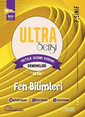 Palme Yayıncılık Ultra Serisi 7. Sınıf Fen Bilimleri Deneme Kitabı 45 Föy - 1