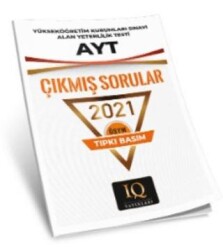 IQ Yayınları ÖSYM Çıkmış Sorular - AYT 2021 - 1