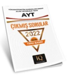 IQ Yayınları ÖSYM Çıkmış Sorular - AYT 2022 - 1