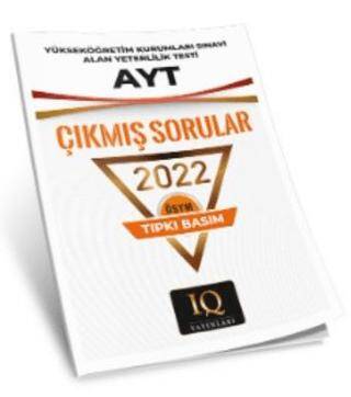 IQ Yayınları ÖSYM Çıkmış Sorular - AYT 2022 - 1