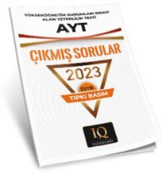 IQ Yayınları ÖSYM Çıkmış Sorular - AYT 2023 - 1