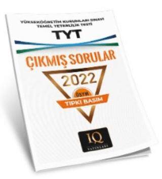 IQ Yayınları ÖSYM Çıkmış Sorular - TYT 2022 - 1