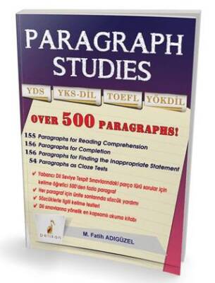 Pelikan Tıp Teknik Yayıncılık Paragraph Studies YDS YKS-DİL TOEFL - 1