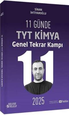 Parlayan Projeler 2025 11 Günde TYT Kimya Genel Tekrar Kampı Video Ders Takip Kitabı - 1